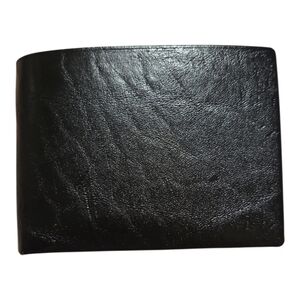 Men's Black Leather Wallet